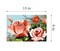 Needlepoint canvas for halfstitch without yarn Roses SEU928.339 Seg De Paris Printed Tapestry Canvas